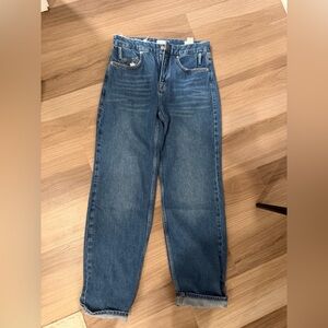 Good American Relaxed Fit Men's Blue Denim Jeans